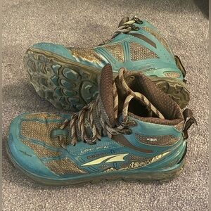 Altra Lone Peak 4 All Weather Hiker Mid Boot Blue and Grey Hiking Boots